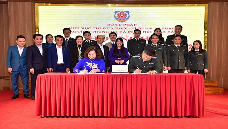 Khối cơ quan Tư pháp Trung du và miền núi phía Bắc tổng kết công tác thi đua khen thưởng năm 2022